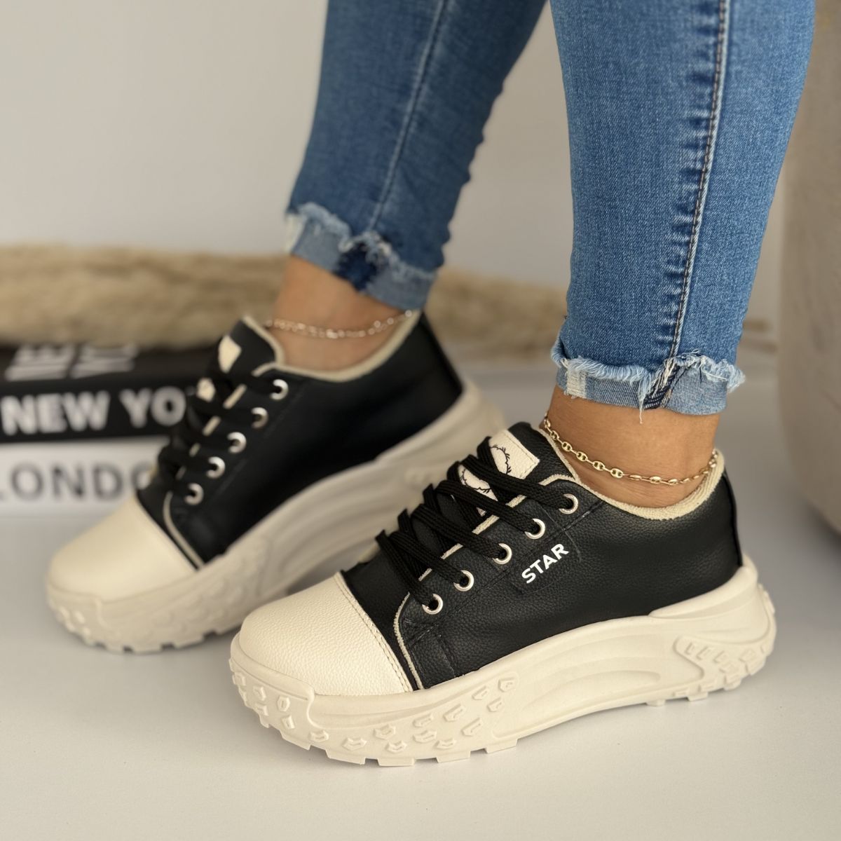 Zapatilla femenino casual plataforma
